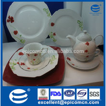 Alta qualidade europeia diária usada cerâmica dinnerware made in china